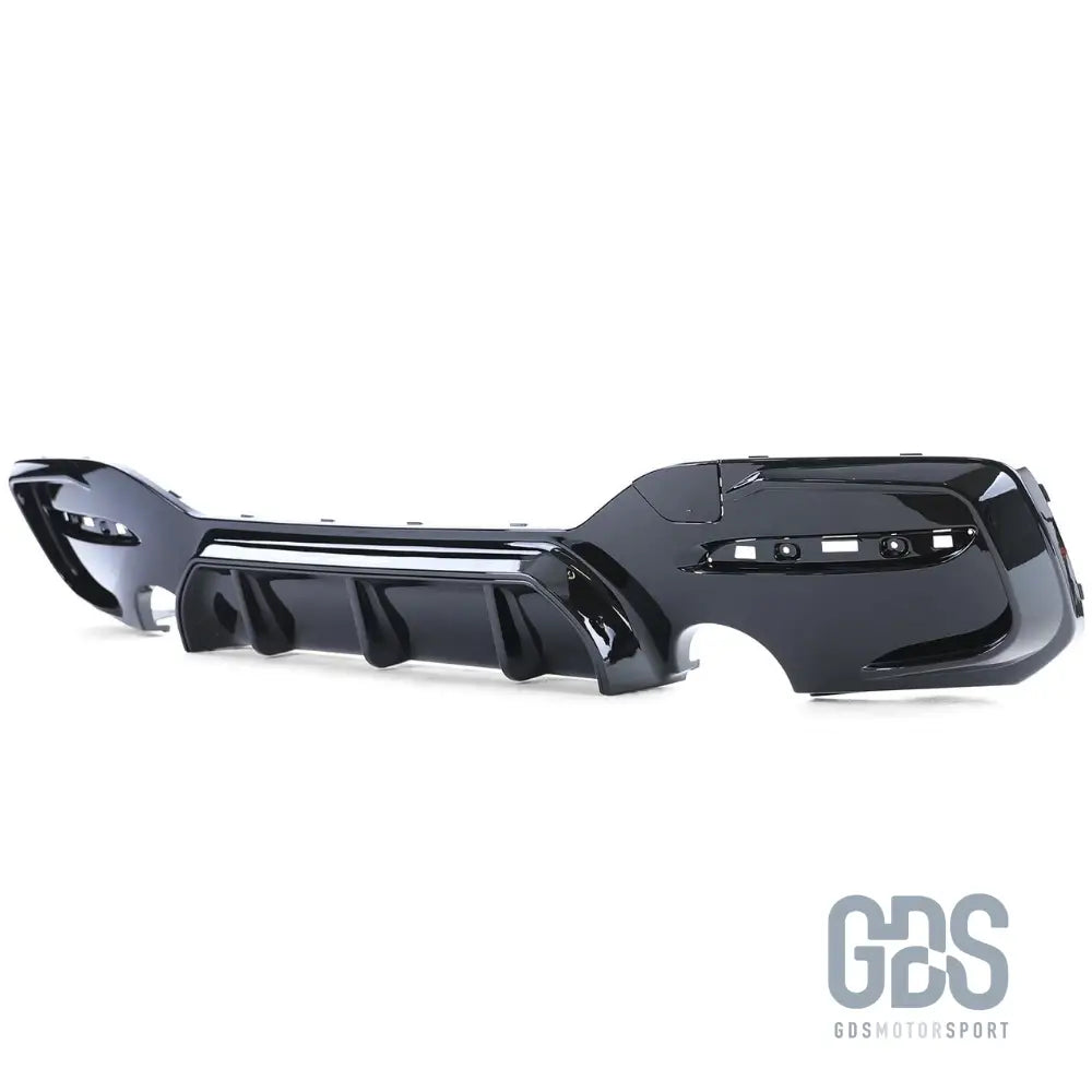 Diffuseur m performance noir brillant look m140i sortie gauche/droite bmw série 1 f20 f21 phase 2 lci - arrière