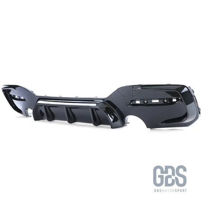 Diffuseur m performance noir brillant look m140i sortie gauche/droite bmw série 1 f20 f21 phase 2 lci - arrière