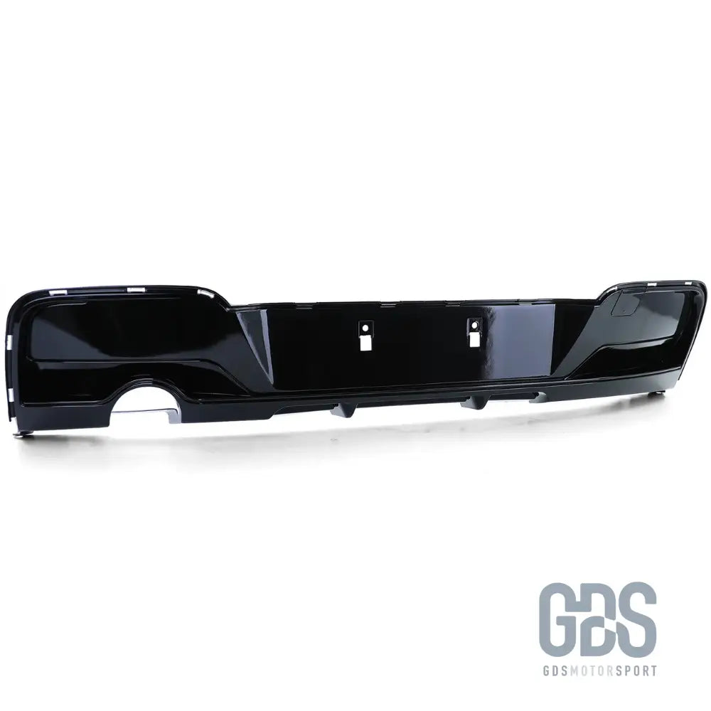 Diffuseur m performance noir brillant simple sortie gauche bmw série 1 f20 f21 phase - arrière
