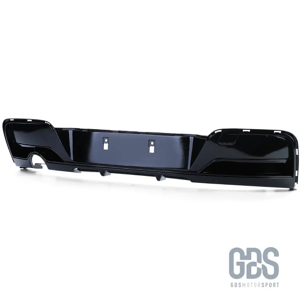 Diffuseur m performance noir brillant simple sortie gauche bmw série 1 f20 f21 phase - arrière