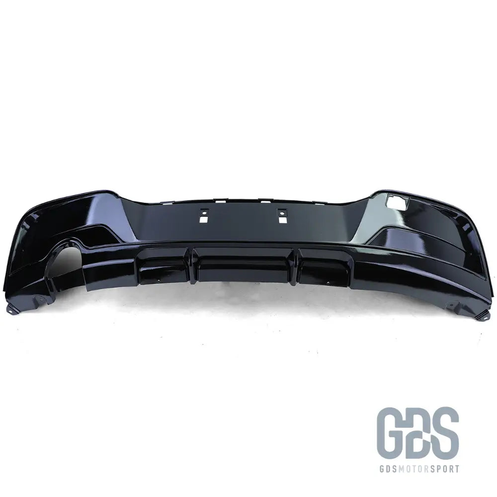 Diffuseur m performance noir brillant simple sortie gauche bmw série 1 f20 f21 phase - arrière