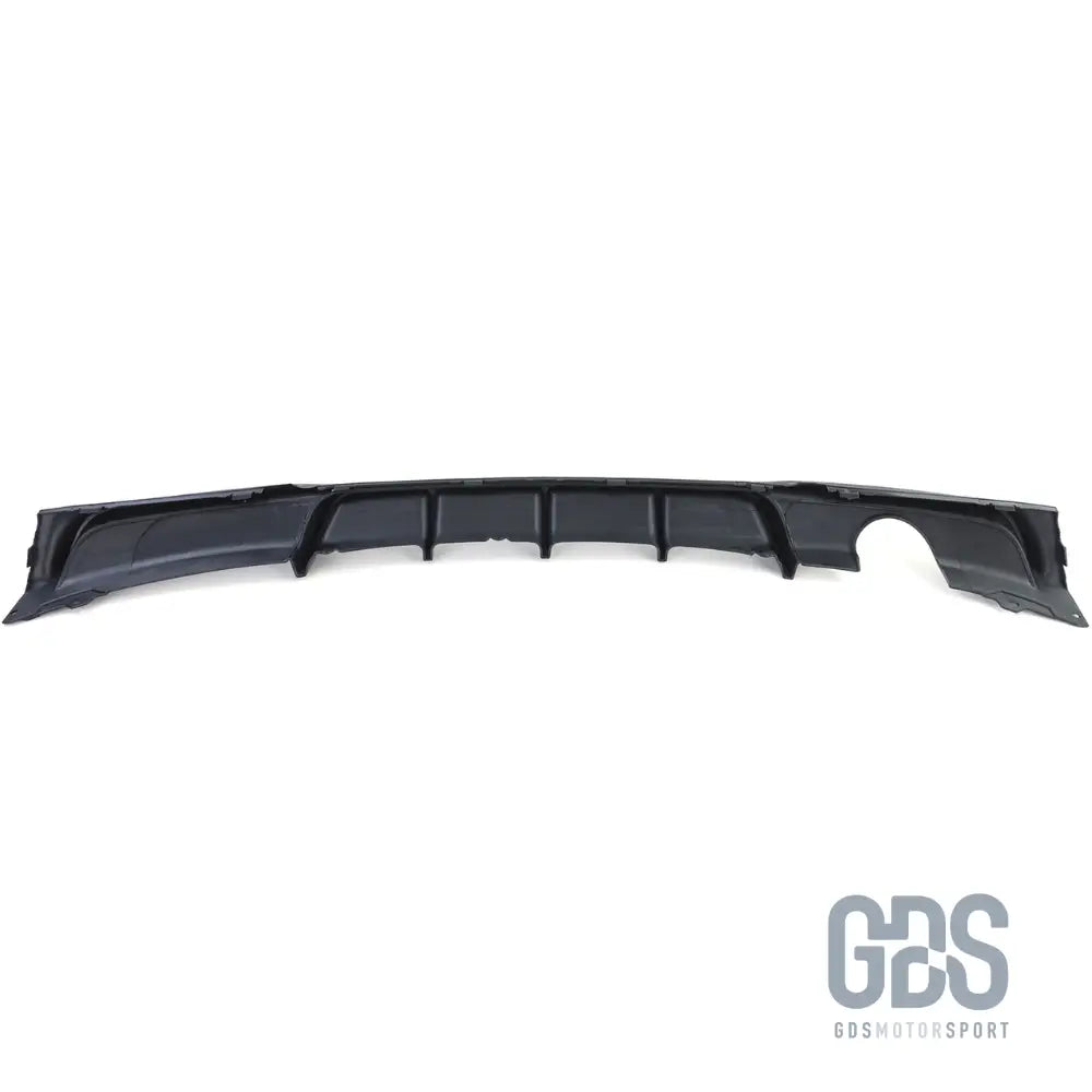Diffuseur m performance pare-choc arrière noir brillant sortie simple gauche bmw série 3 f30 / f31