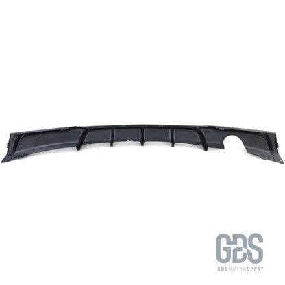Diffuseur m performance pare-choc arrière noir brillant sortie simple gauche bmw série 3 f30 / f31