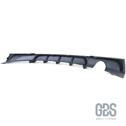 Diffuseur m performance pare-choc arrière noir brillant sortie simple gauche bmw série 3 f30 / f31