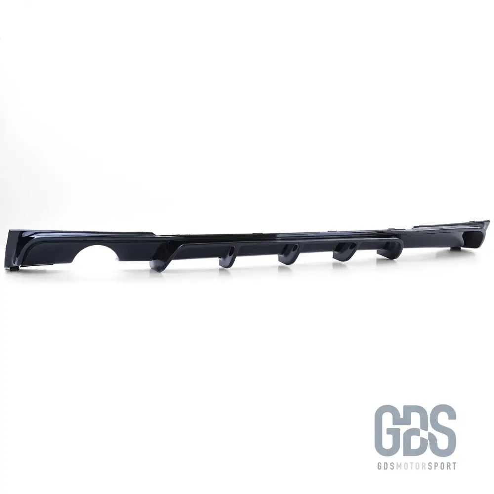 Diffuseur m performance pare-choc arrière noir brillant sortie simple gauche bmw série 3 f30 / f31