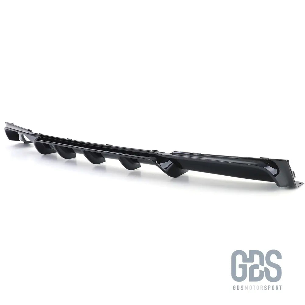 Diffuseur m performance pare-choc arrière noir brillant sortie simple gauche bmw série 3 f30 / f31
