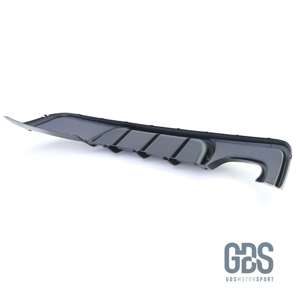 Diffuseur M performance parechoc arrière Pack E82/88 Double sortie Gauche Noir brillant - Pare Choc kit carrosserie - GDS Motorsport