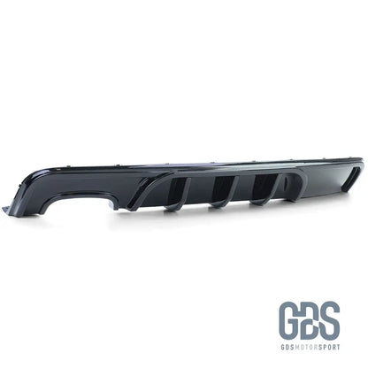 Diffuseur M performance parechoc arrière Pack E82/88 Double sortie Gauche Noir brillant - Pare Choc kit carrosserie - GDS Motorsport