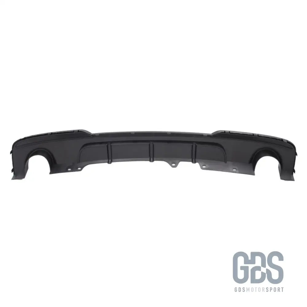 Diffuseur pare-choc arrière 535i/d m performance noir mat pour bmw f10 / f11 pack (2010-2017) - arrière