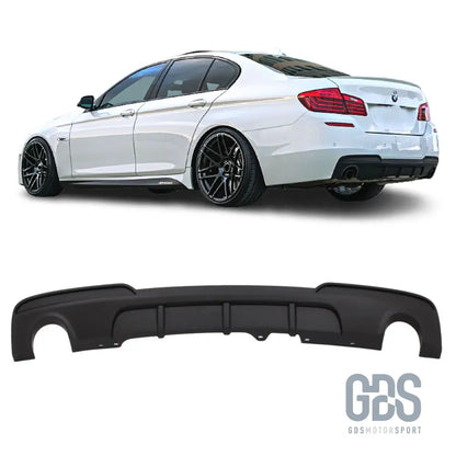 Diffuseur pare-choc arrière 535i/d m performance noir mat pour bmw f10 / f11 pack (2010-2017) - arrière