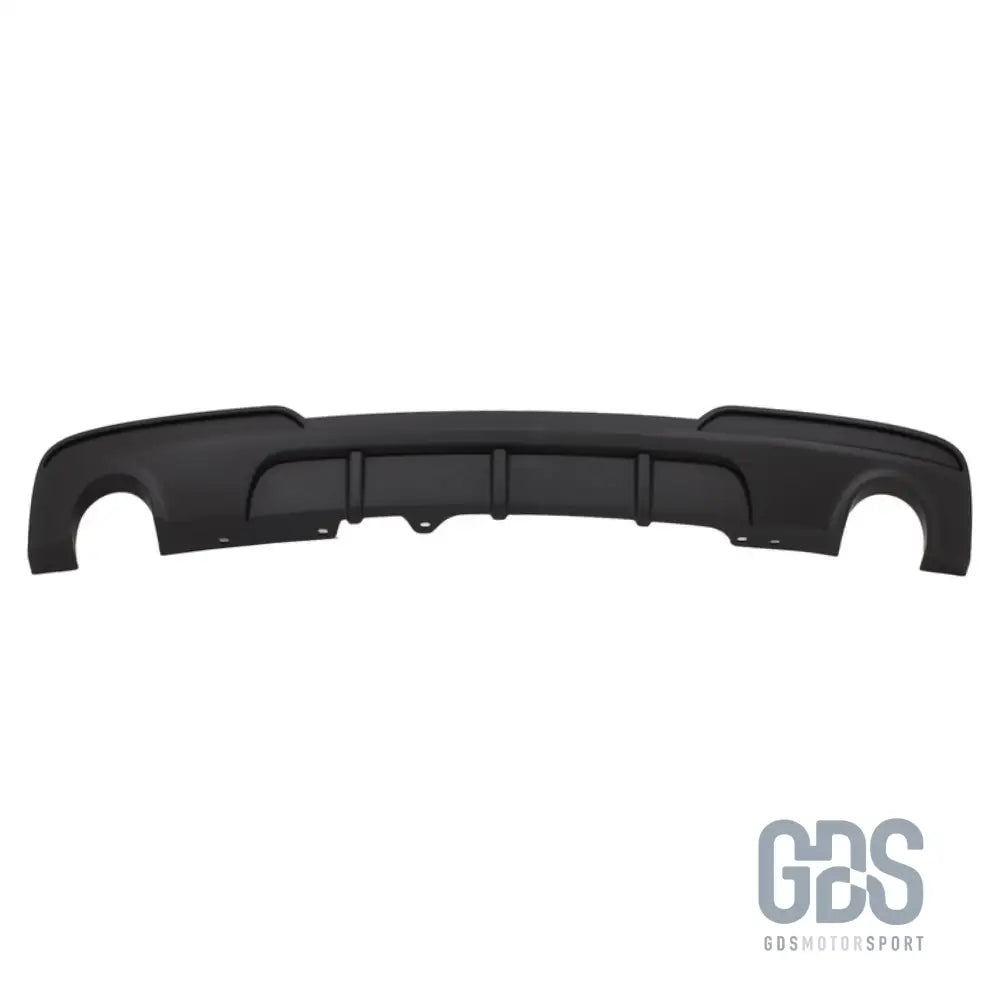 Diffuseur pare-choc arrière 535i/d m performance noir mat pour bmw f10 / f11 pack (2010-2017) - arrière