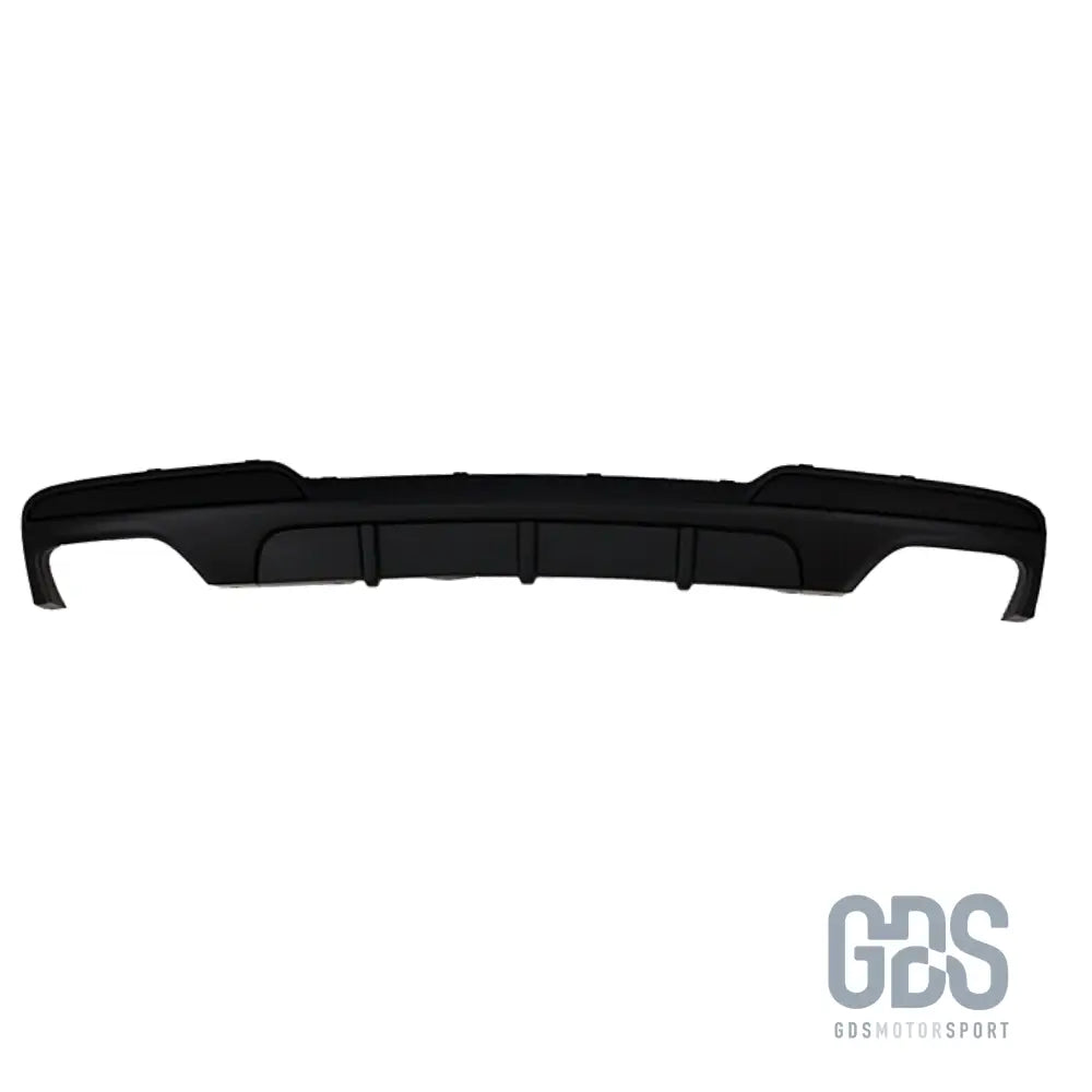 Diffuseur pare-choc arrière 550i/d m performance noir mat pour bmw f10 / f11 pack (2010-2017) - arrière