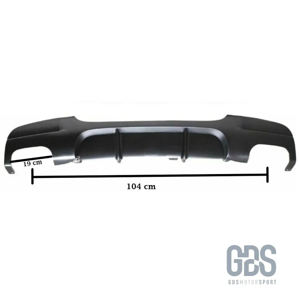 Diffuseur pare-choc arrière look m performance 4 sorties bmw série 3 e90/e91 - arrière