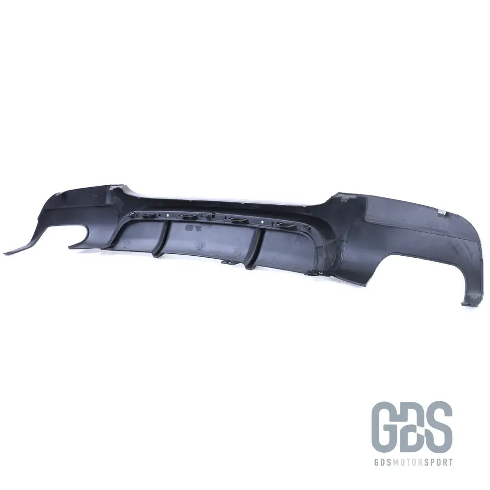Diffuseur pare-choc arrière look m performance 4 sorties noir brillant bmw série 3 e90 e91 - arrière