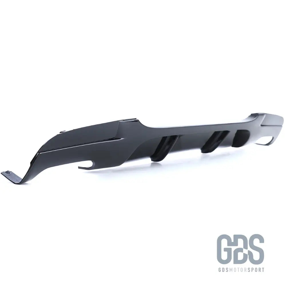 Diffuseur pare-choc arrière look m performance 4 sorties noir brillant bmw série 3 e90 e91 - arrière