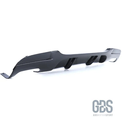 Diffuseur pare-choc arrière look m performance 4 sorties noir brillant bmw série 3 e90 e91 - arrière