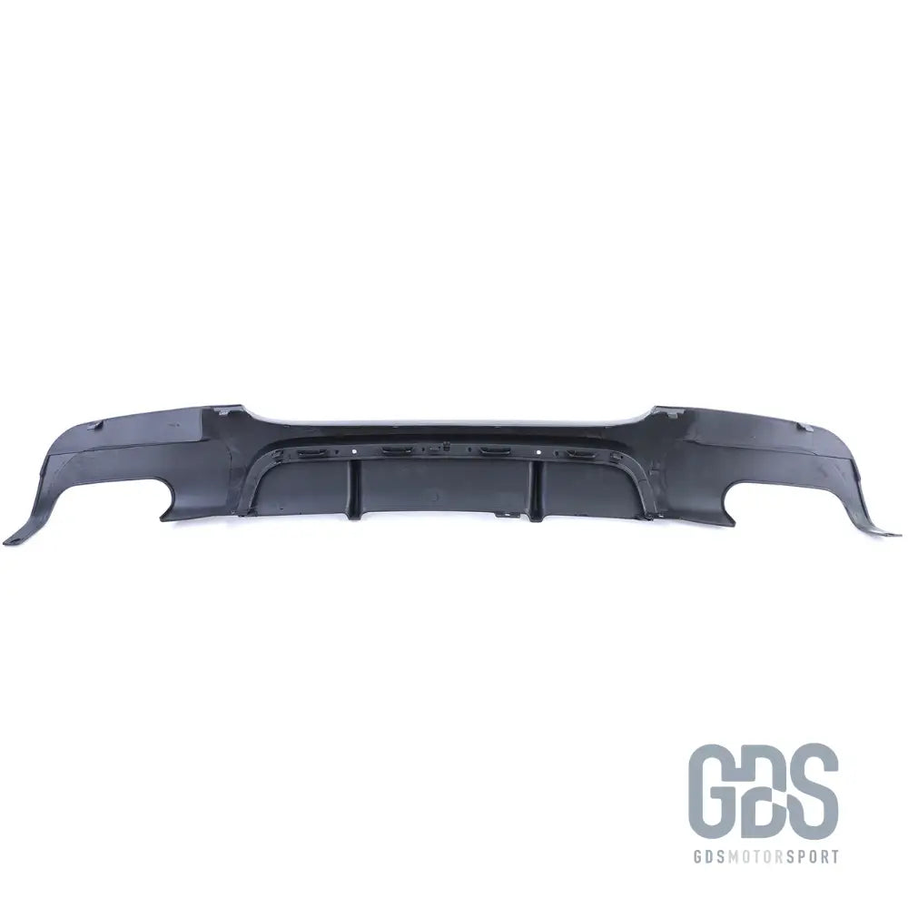 Diffuseur pare-choc arrière look m performance 4 sorties noir brillant bmw série 3 e90 e91 - arrière