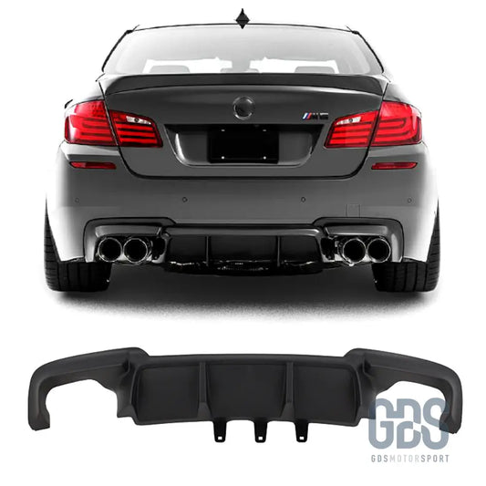 Diffuseur pare-choc arrière look m performance noir mat pour bmw f10 / f11 (2010-2017) - arrière