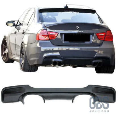Diffuseur pare-choc arrière look m3 csl m performance bmw série 3 e90 e91 - arrière