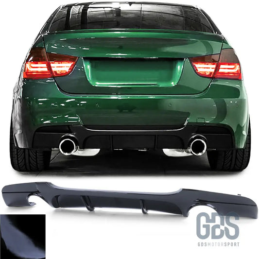 Diffuseur pare-choc arrière m performance 335i/335d noir brillant bmw série 3 e90 e91 - arrière