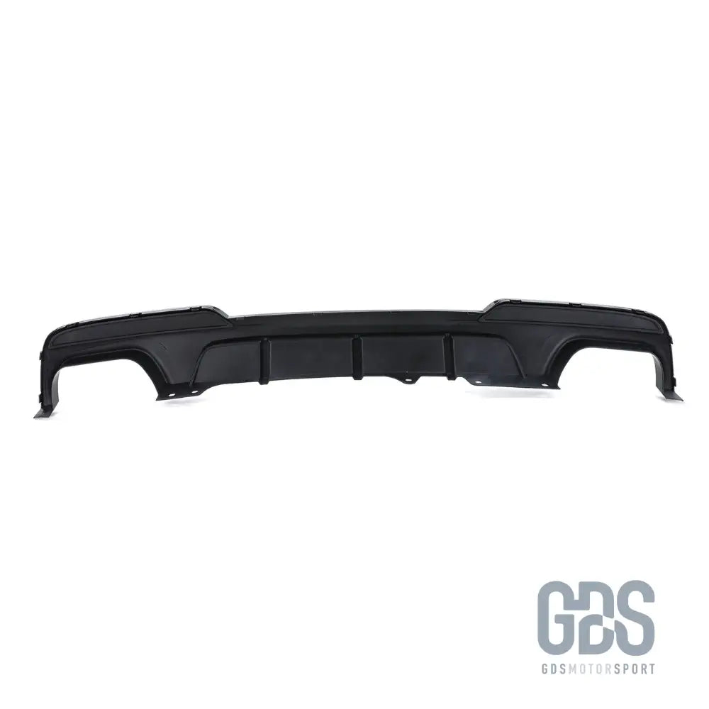 Diffuseur pare-choc arrière noir brillant + embouts 550i pour bmw f10 / f11 pack m (2010-2017) - arrière