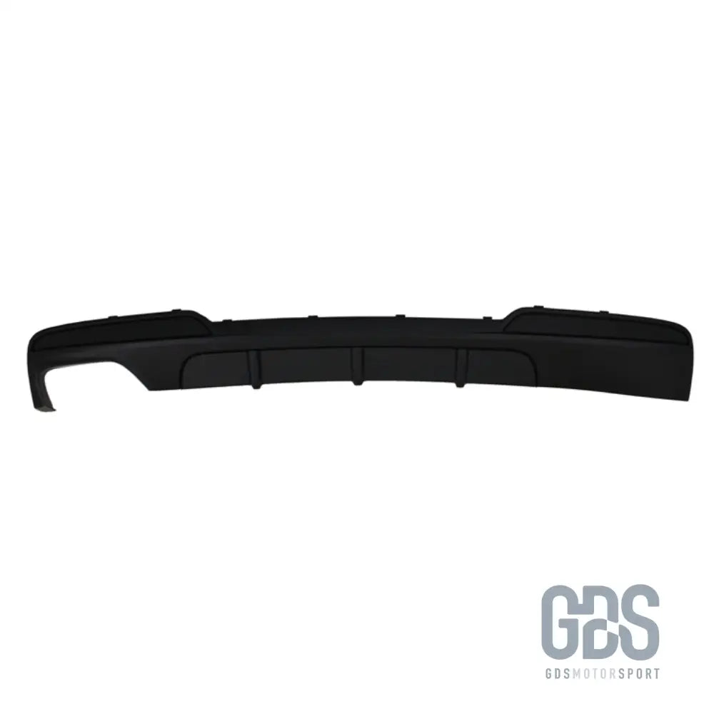 Diffuseur pare-choc arrière pack m look performance noir mat pour bmw f10 / f11 sortie gauche (2010-2017) - arrière