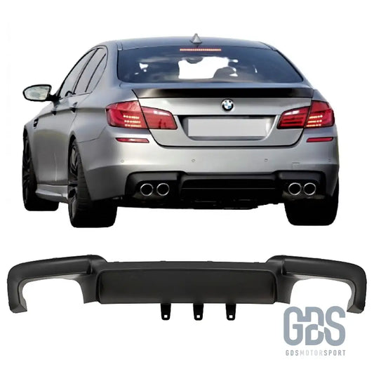 Diffuseur pare-choc arrière style m5 noir mat pour bmw f10 / f11 pack m (2010-2017) - arrière