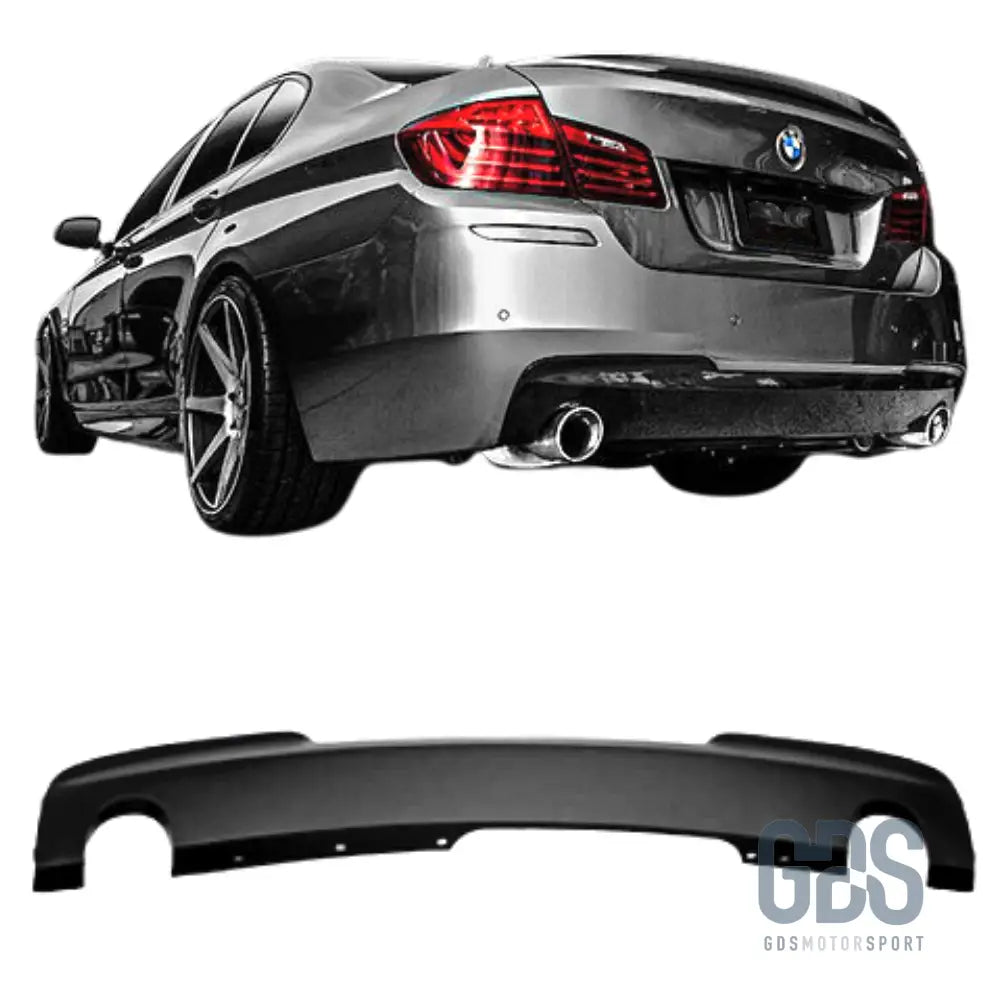 Diffuseur pare-choc arrière type origine 535i/d noir mat pour bmw f10 / f11 pack m (2010-2017) - arrière