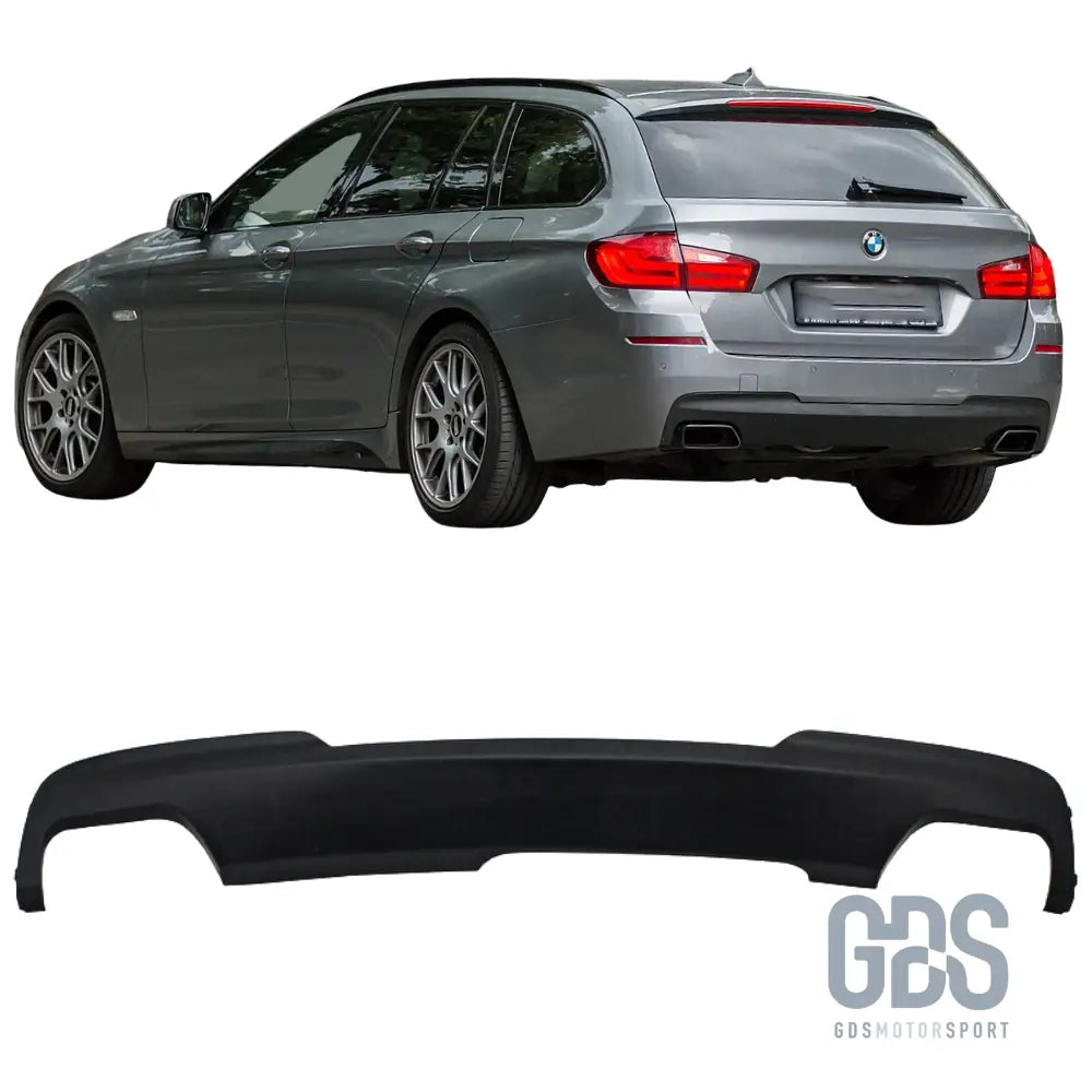 Diffuseur pare-choc arrière type origine 550i/d noir mat pour bmw f10 / f11 pack m (2010-2017) - arrière