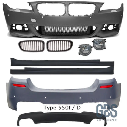 Kit Complet Pack M pour BMW F11 Touring Phase 2 LCI Class Edition - style 550 i/d - Pare Choc kit carrosserie - GDS Motorsport