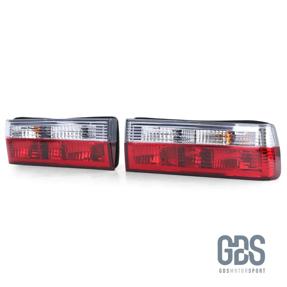 Feux arrieres rouge transparent pour BMW E30 phase 1 - PHARES FEUX - GDS Motorsport
