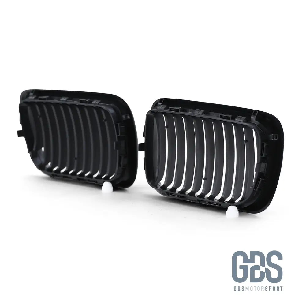 2 Grilles de calandre NOIR MATE BMW serie 3 E36 PH2 1996 a 1999 - Calandres - GDS Motorsport