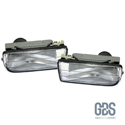 Feux Antibrouillards vitre type strié pour BMW E36 blanc / noir / jaune - Blanc - PHARES FEUX - GDS Motorsport