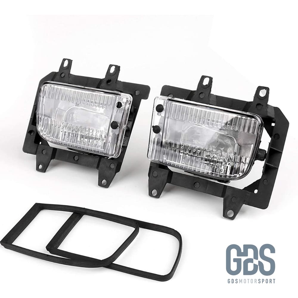 Antibrouillards blanc cristal pour BMW E30 phase 2 de 1985 a 1994 - Pare Choc - GDS Motorsport