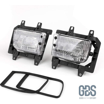 Antibrouillards blanc cristal pour BMW E30 phase 2 de 1985 a 1994 - Pare Choc - GDS Motorsport