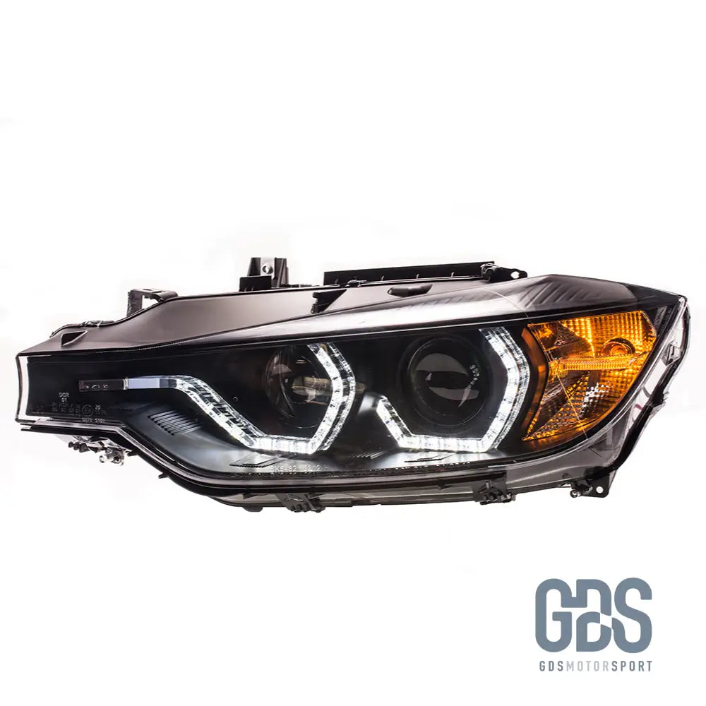 Phares avant H7/H7 pour BMW Série 3 F30 / F31 Angel eyes 3D LED - Éclairage de véhicule - GDS Motorsport