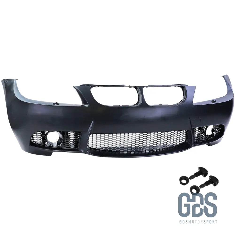 Pare choc avant Look M3 BMW serie 3 E90 / E91 de 2009 a 2011 Phase 2 LCI avec Antibrouillards - Sans PDC SRA Lave phares - Choc - GDS