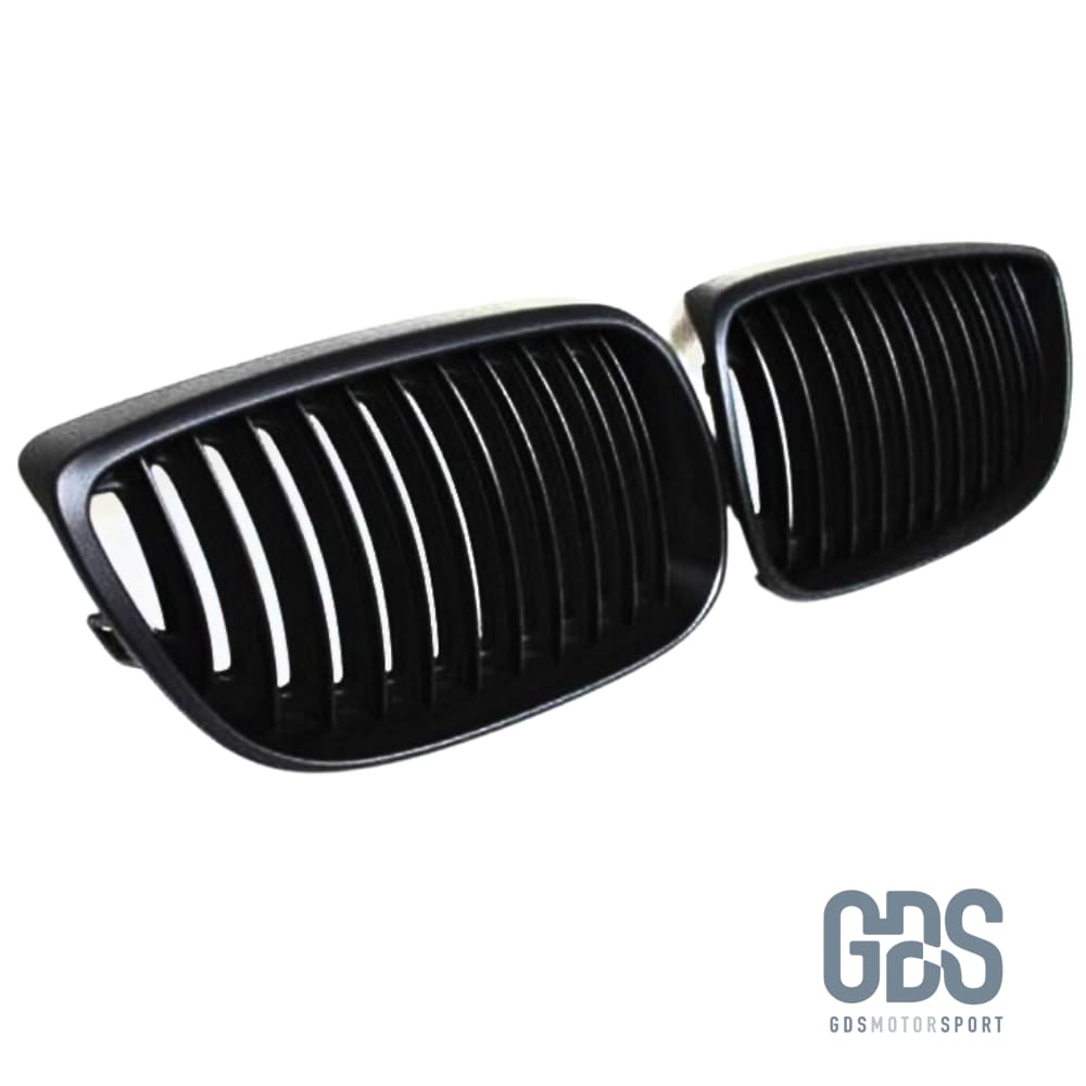 Grilles de calandre Simple noir Mate pour BMW E92 E93 serie 3 phase 1 06 - 09 - Calandres GDS Motorsport