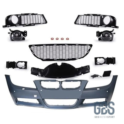 Pare choc avant BMW Pack M serie 3 E90/E91 de 2004 a 2009 avec antibrouillards - Choc - GDS Motorsport