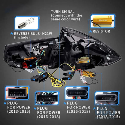 Feux arrières OLED 3D Dynamique light bar pour BMW Série 3 F30 Fumé noir - Éclairage de véhicule - GDS Motorsport