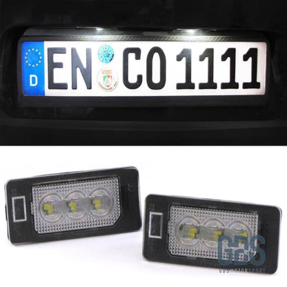 2 Modules LED éclairage de plaque d’immatriculation BMW Technologie CSP - Led immatriculation - GDS Motorsport