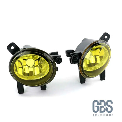 Antibrouillards pour BMW Série 1 F20 / F21 phase Cristal/ Noir/ Jaune - Retro - Éclairage de véhicule - GDS Motorsport