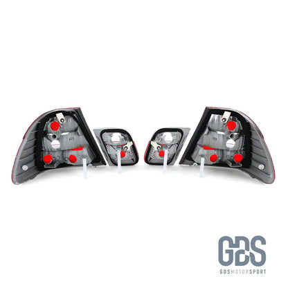 Feux arrières Cristal Blanc pour BMW E46 Berline Phase 2 2001 / 2005 - PHARES FEUX - GDS Motorsport