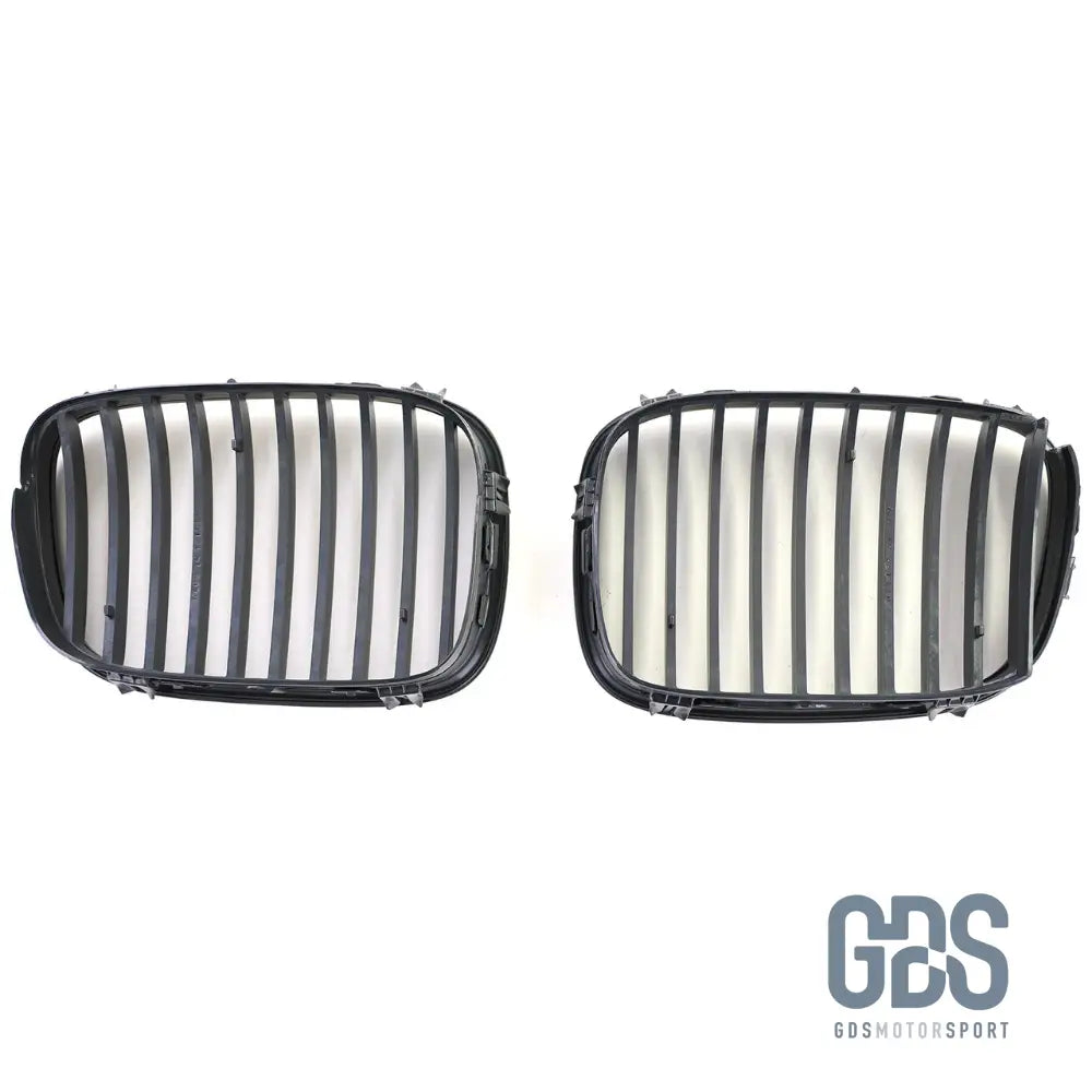 2 Grilles de calandre NOIR MATE Bords fins BMW serie 5 E39 1995 a 2003 - Calandres - GDS Motorsport