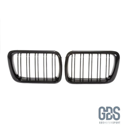 Calandres DOUBLE LAME noir brillant BMW E36 PH2 de 1996 a 1999 - GDS Motorsport
