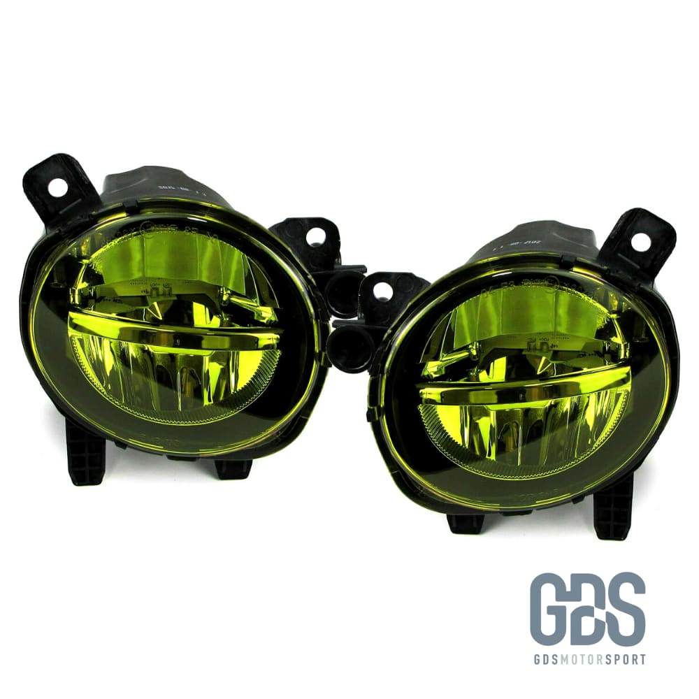 Antibrouillards à LED pour BMW Série 3 F30 / F31 LCI phase 2 Cristal/ Noir/ Jaune - Retro - Éclairage de véhicule - GDS Motorsport