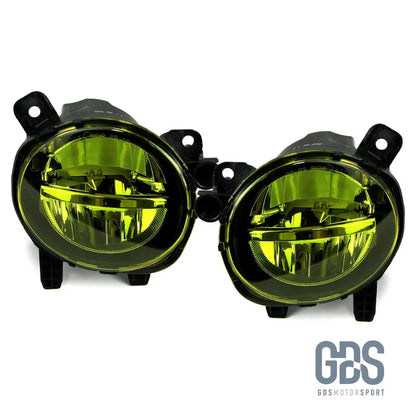 Antibrouillards à LED pour BMW Série 4 F32/ F33/ F36 LCI phase 2 Cristal/ Noir/ Jaune - Retro - Éclairage de véhicule - GDS Motorsport