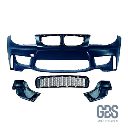 Pare Choc Avant Look série 1M EVO pour BMW E81 / E82 / E87 / E88 - Sans PDC - GDS Motorsport
