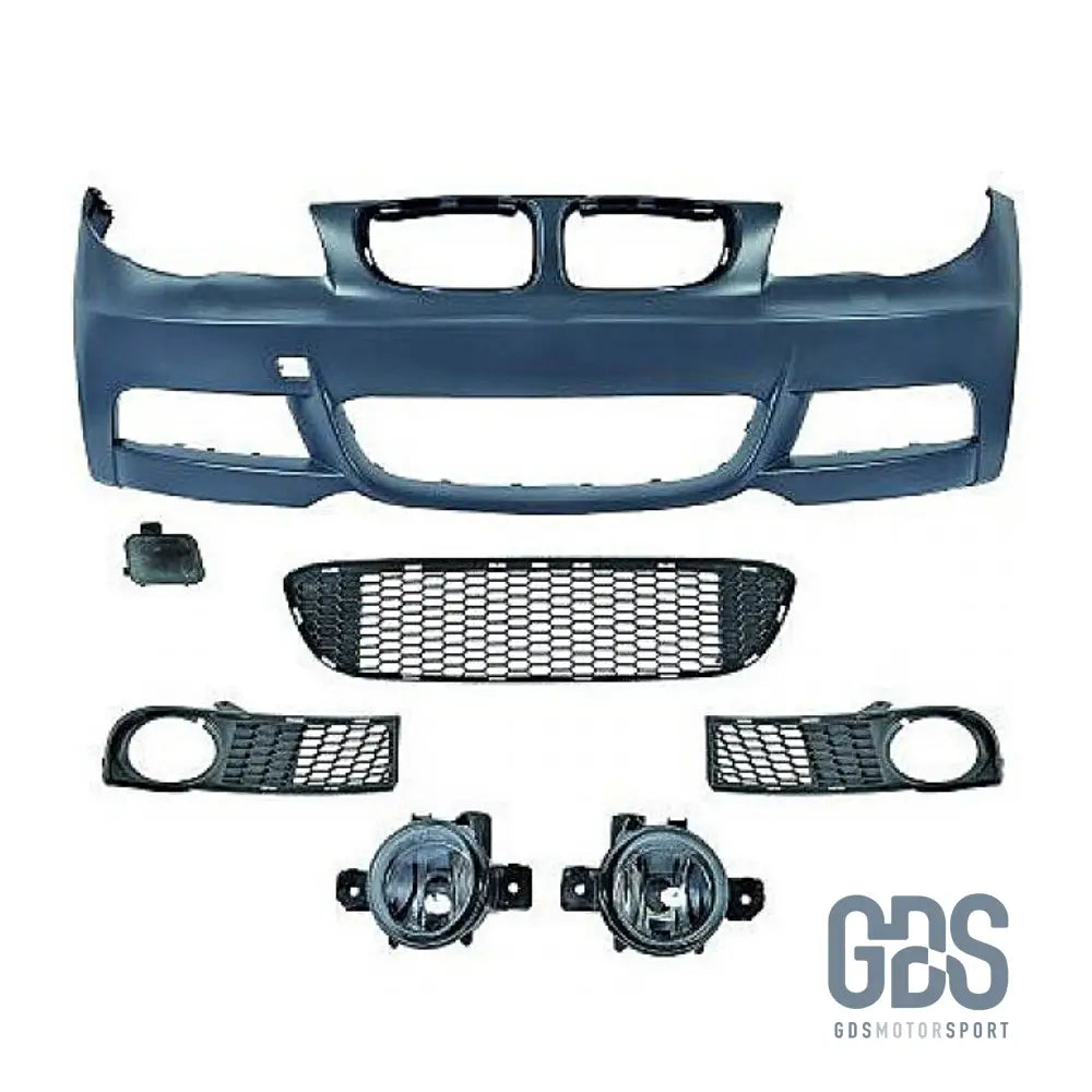 Pare Choc Avant Pack M phase 2 pour BMW E81 / E82 / E87 / E88 - Sans PDC - GDS Motorsport