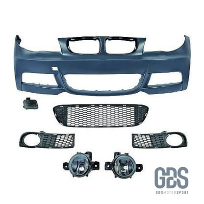 Pare Choc Avant Pack M phase 2 pour BMW E81 / E82 / E87 / E88 - Sans PDC - GDS Motorsport